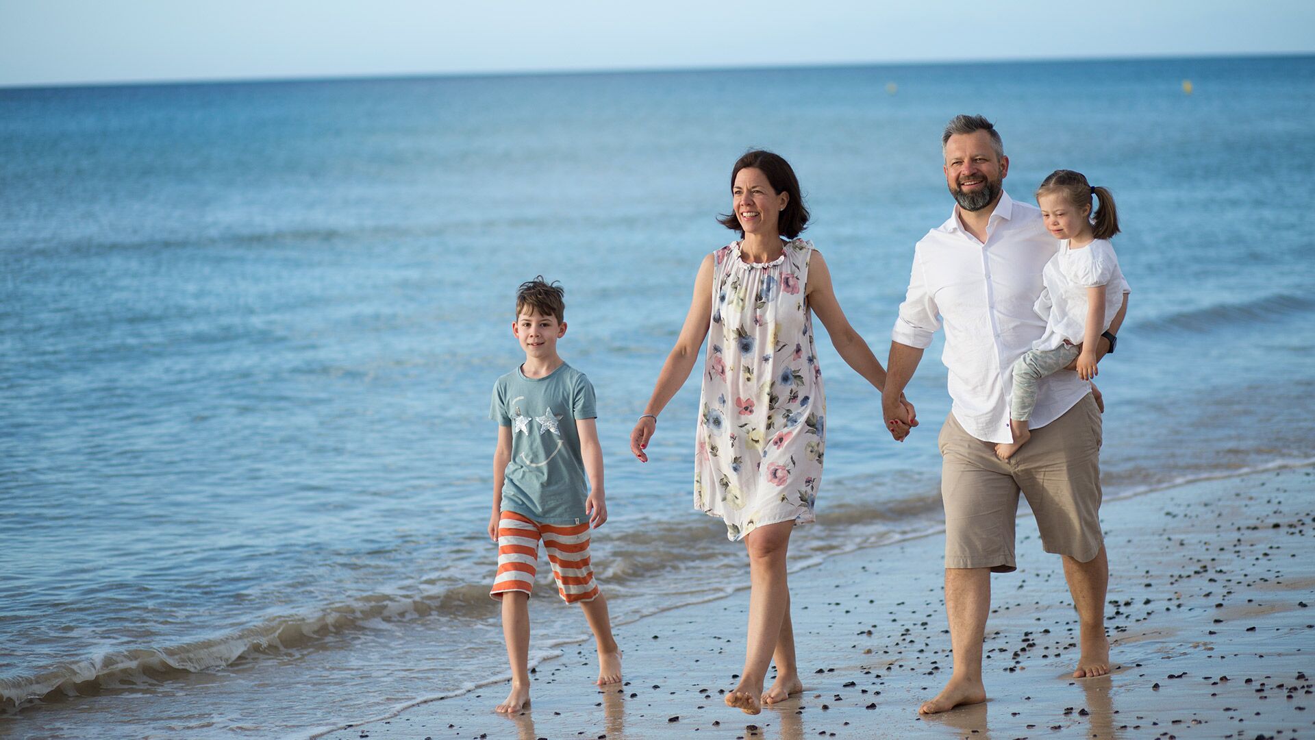 Familie Häusler an der Nordsee